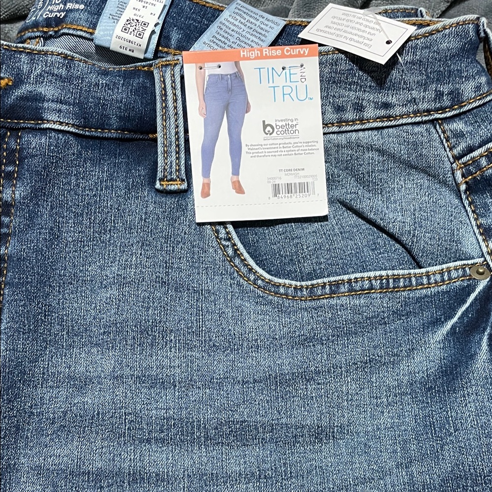 Time and Tru Women's High Rise Denim Jeans